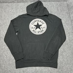 Converse Pullover Hoodie Youth (SZ XL)Black Hooded Long Sleeve GraphicConverse
